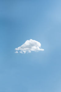 Low angle view of clouds in sky