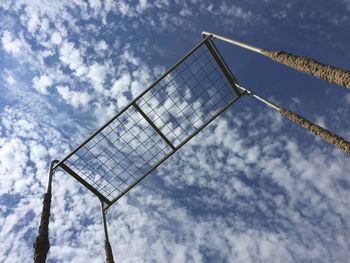 Low angle view of cloudy sky