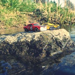 Rocks in water