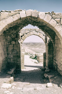 View of old ruins