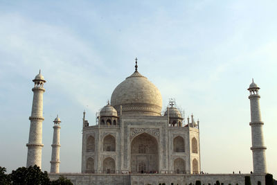 Low angle view of historical building against sky