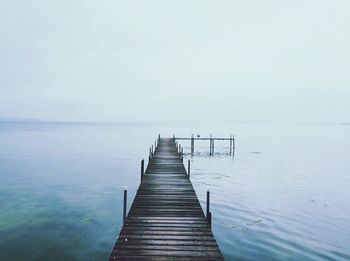 Pier on sea