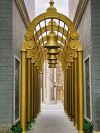 Low angle view of ceiling