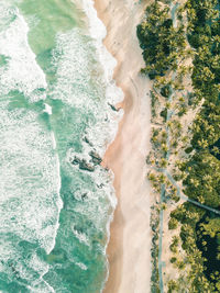 Aerial view of beach