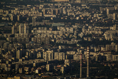 Aerial view of cityscape