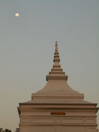 Low angle view of temple against sky