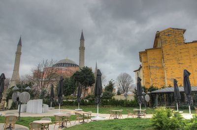 Hagia sophia against sky