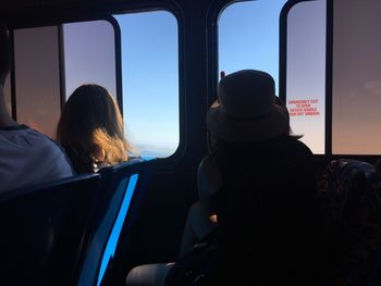 People sitting in bus