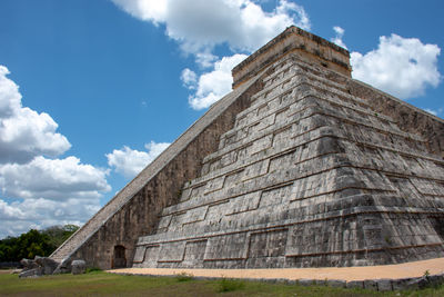 Low angle view of historical building against sky