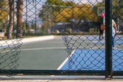 Close-up of chainlink fence