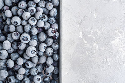 High angle view of fruits