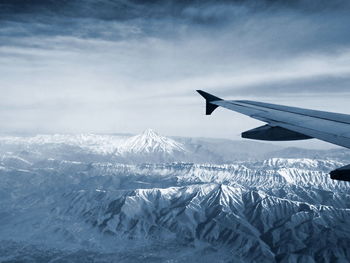 Aerial view of landscape against sky