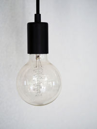 Close-up of electric lamp