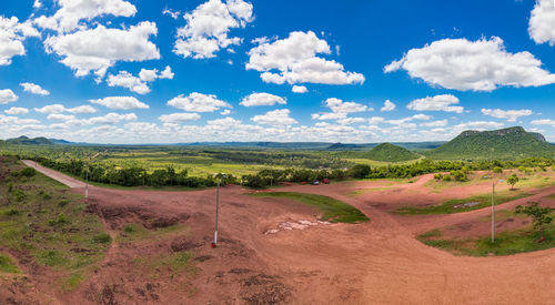 Scenic view of landscape against sky