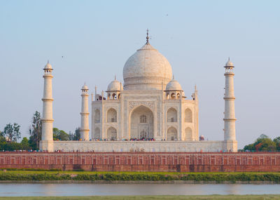 View of historical building against clear sky