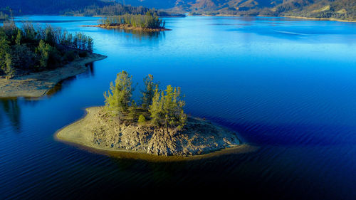 Scenic view of lake