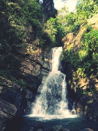 Waterfall in forest