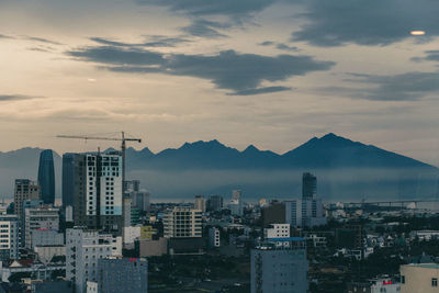 Cityscape against sky