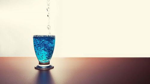 Close-up of drink on table