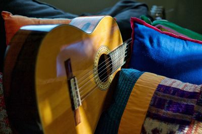 Close-up of guitar