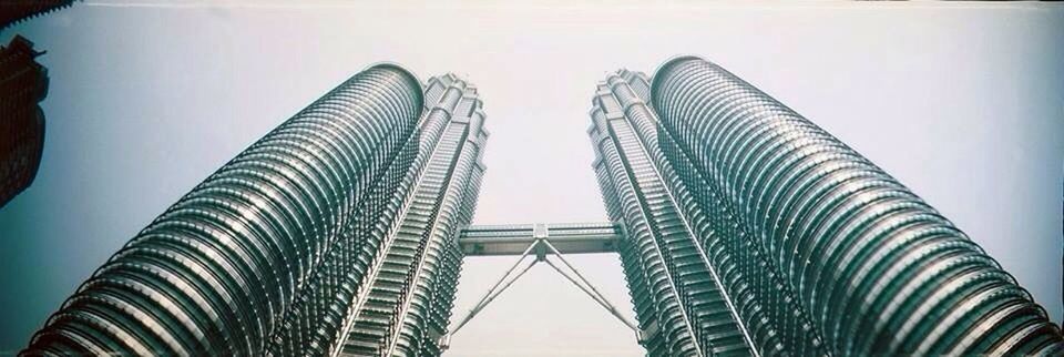 LOW ANGLE VIEW OF SKYSCRAPERS