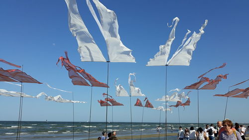 Group of people on the sea