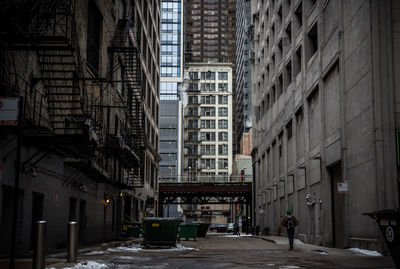 Street amidst buildings in city