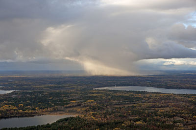 Scenic view of landscape against sky