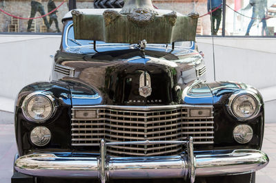 Close-up of vintage car