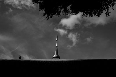 Low angle view of cloudy sky