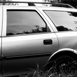 Full frame shot of car window