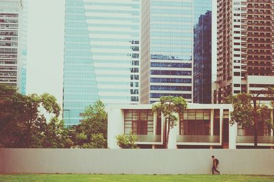 Buildings in city