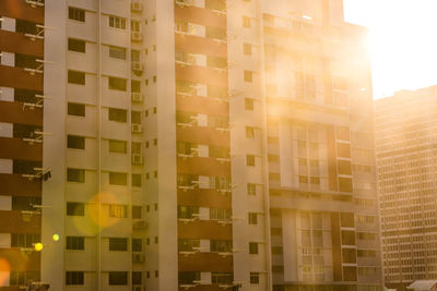 Full frame shot of modern buildings in city