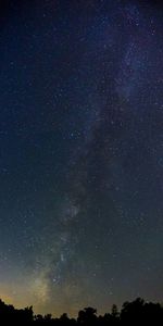 Low angle view of starry sky