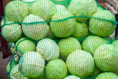 Close-up of fruits for sale at market stall