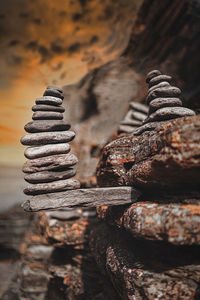 Stone stacking