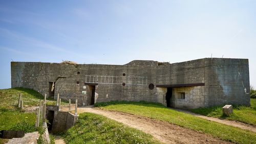 Westwall bunkers in azeville, normandy, france