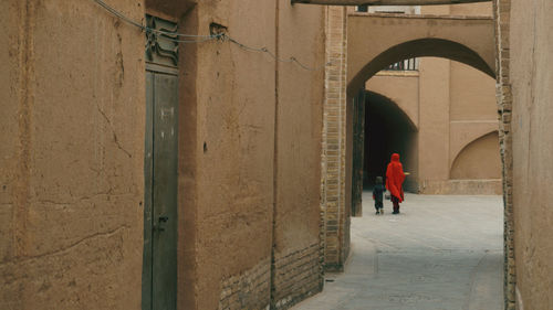 A street in the old and beautiful city of yazd.