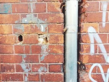 Full frame shot of brick wall
