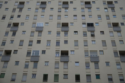 Low angle view of apartment building
