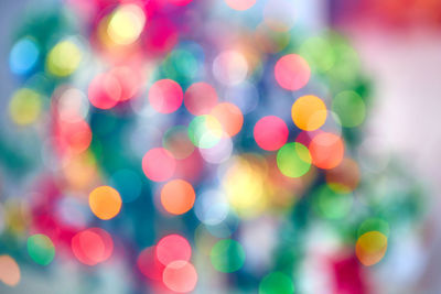 Multicolors bokeh lights background