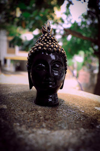 Close-up of buddha statue