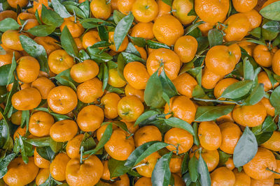 Orange is typical of street market 