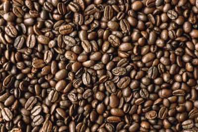 Full frame shot of coffee beans