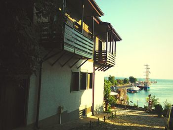 View of residential buildings