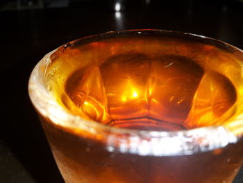 Close-up of drink on table