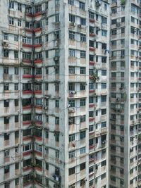 Low angle view of buildings in city