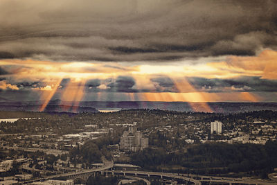 Aerial view of cityscape