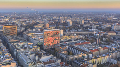 Aerial view of a city