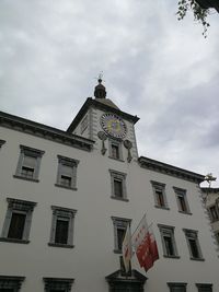 Low angle view of building against sky